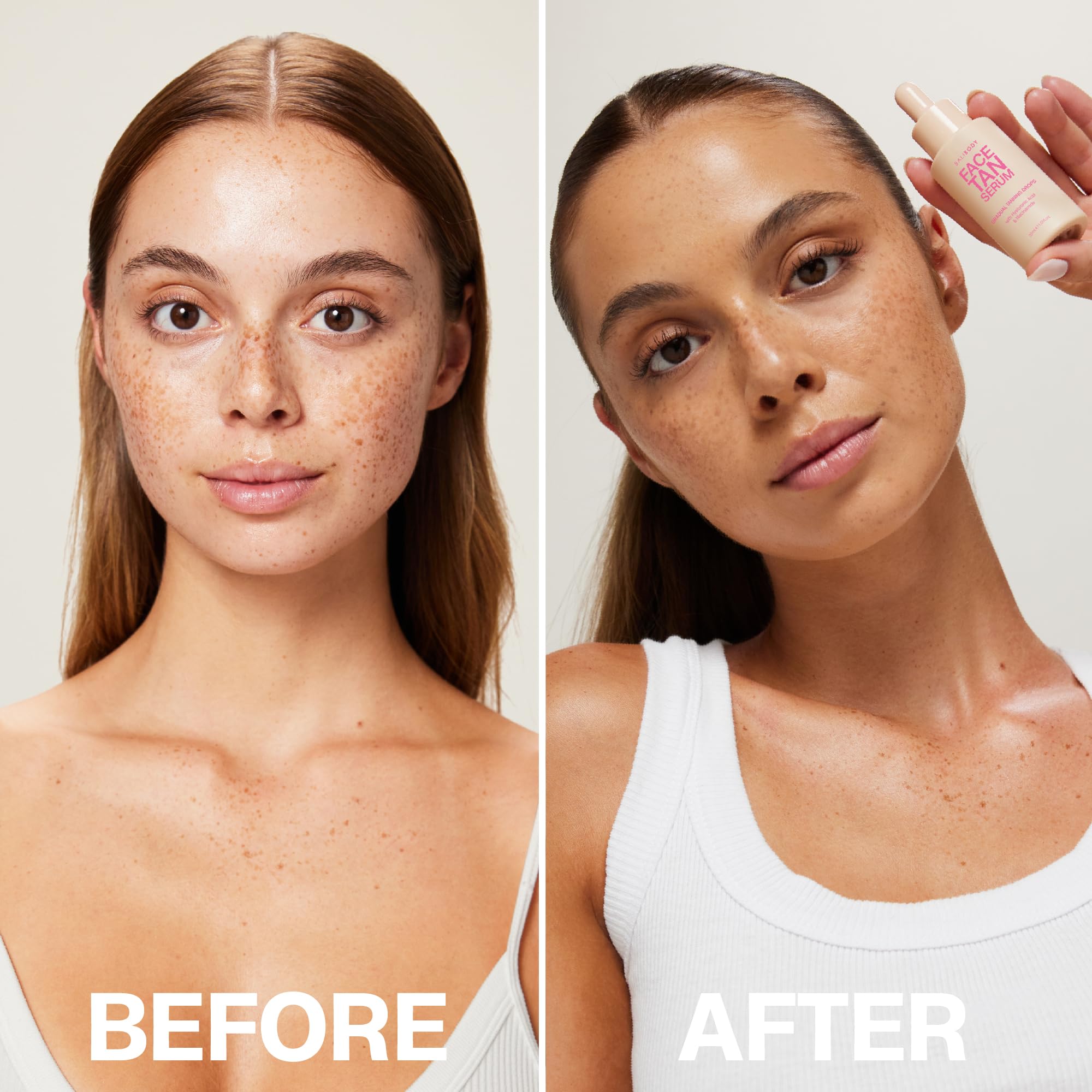 Bali Body Face Tan Serum application texture on skin