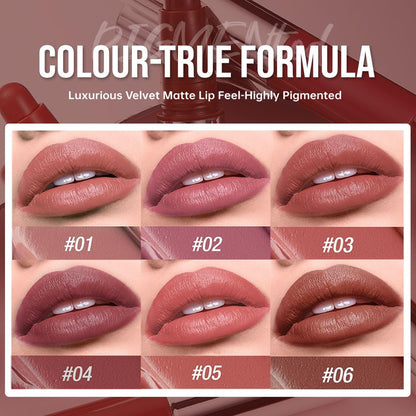 Easilydays long lasting waterproof lip liner pencil showing the retractable tip texture.