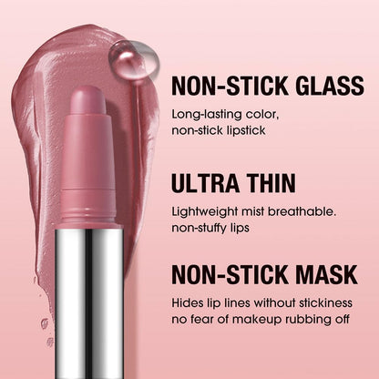 Easilydays 2-in-1 lip liner and matte lipstick pencil displayed on a clean background.