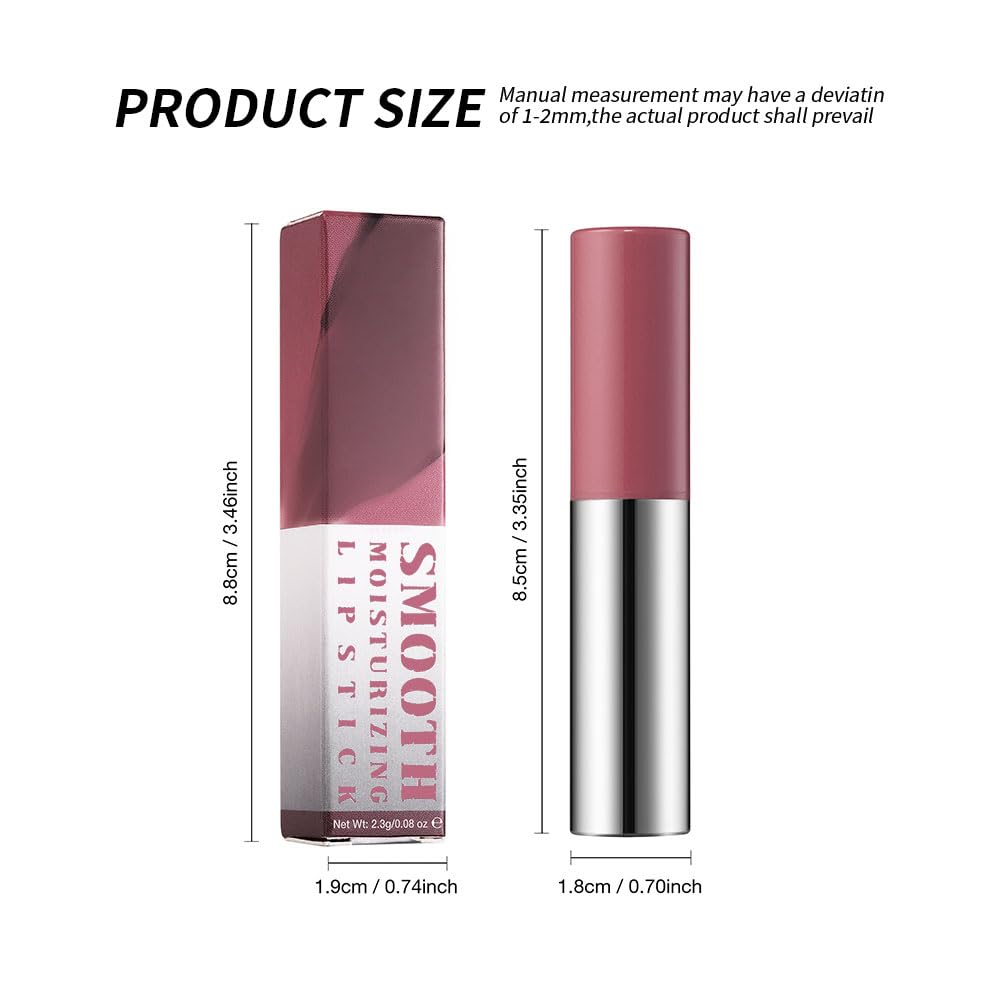 Easilydays dusty rose mauve lipstick product packaging showing official product specifications.