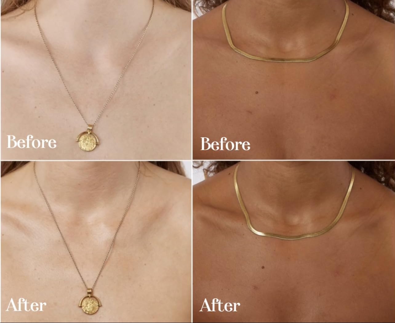 Close up view of Whind self tanner face drops texture
