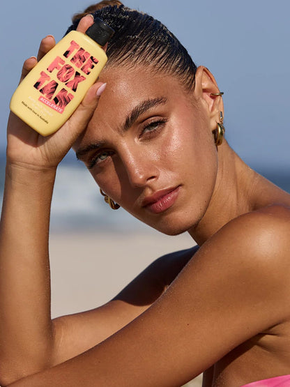 The Fox Tan Rapid Face Tanner packaging back view