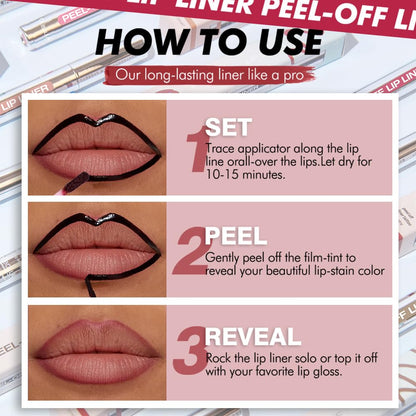 Smudge proof kiss proof matte lip contour marker set for all skin types