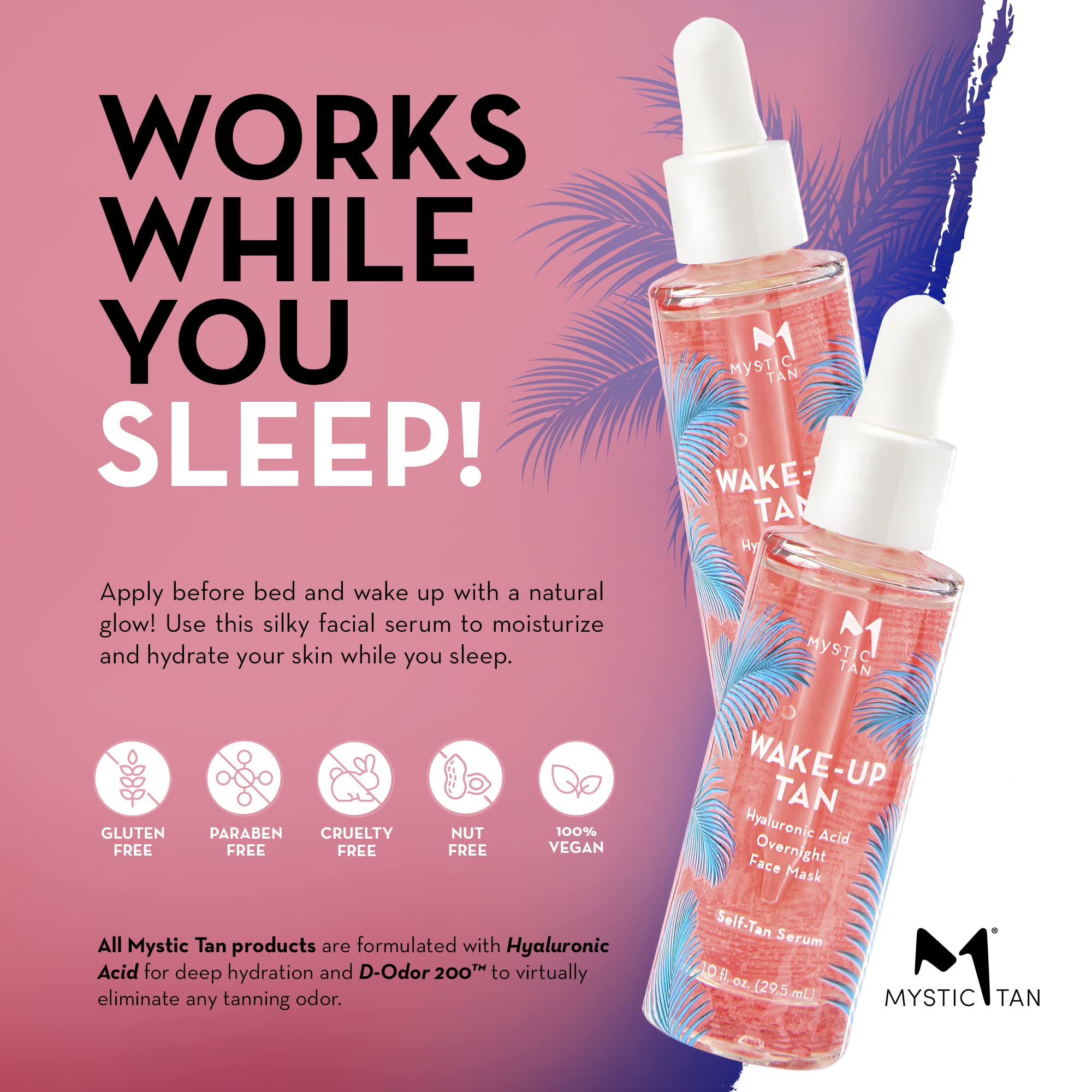Mystic Tan Wake Up Tan Serum USA imported skincare