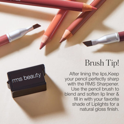 Water resistant eight hour wear lip pencil packaging close up view