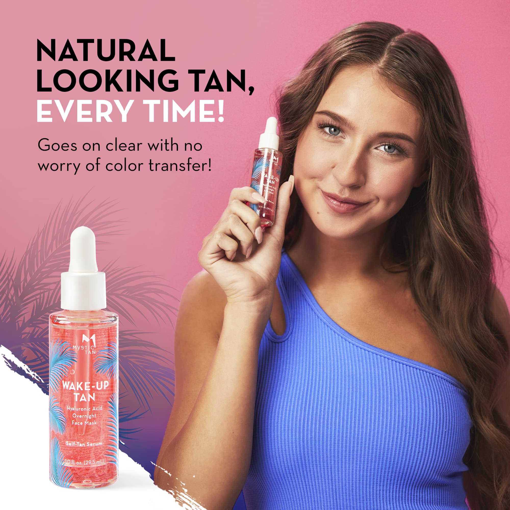 Mystic Tan overnight face tanner serum product shot