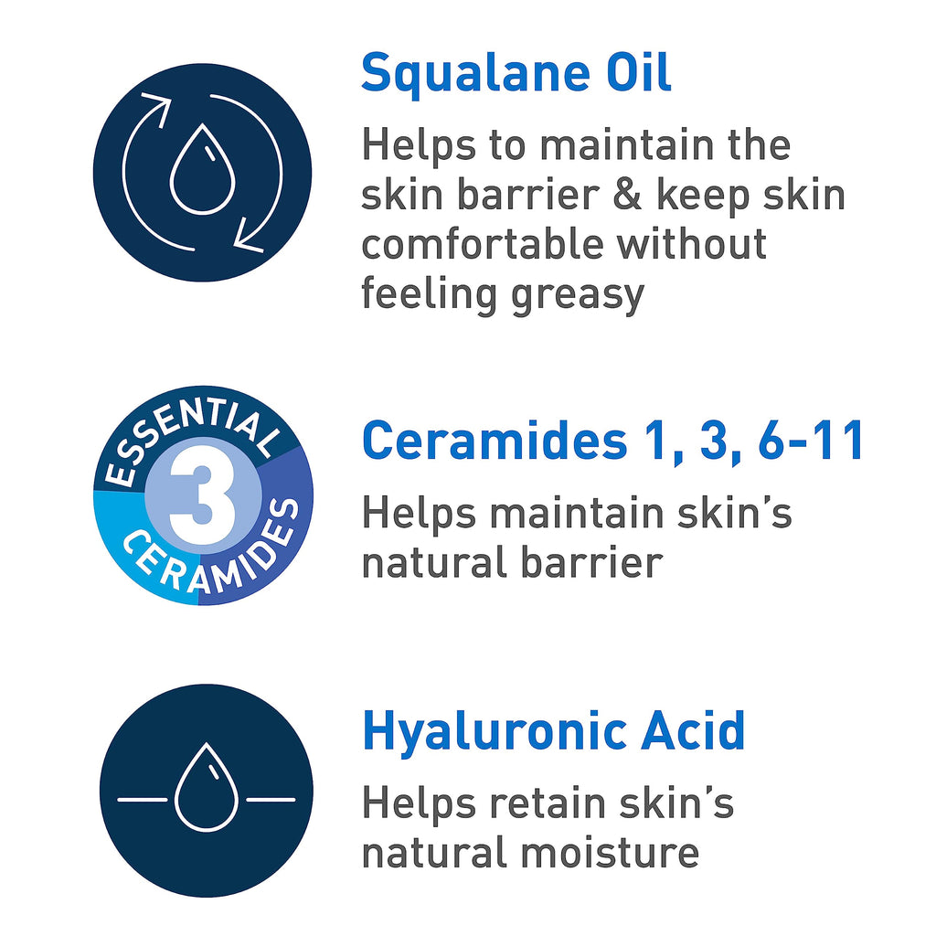 CeraVe Hydrating Foaming Oil Cleanser ingredient highlights