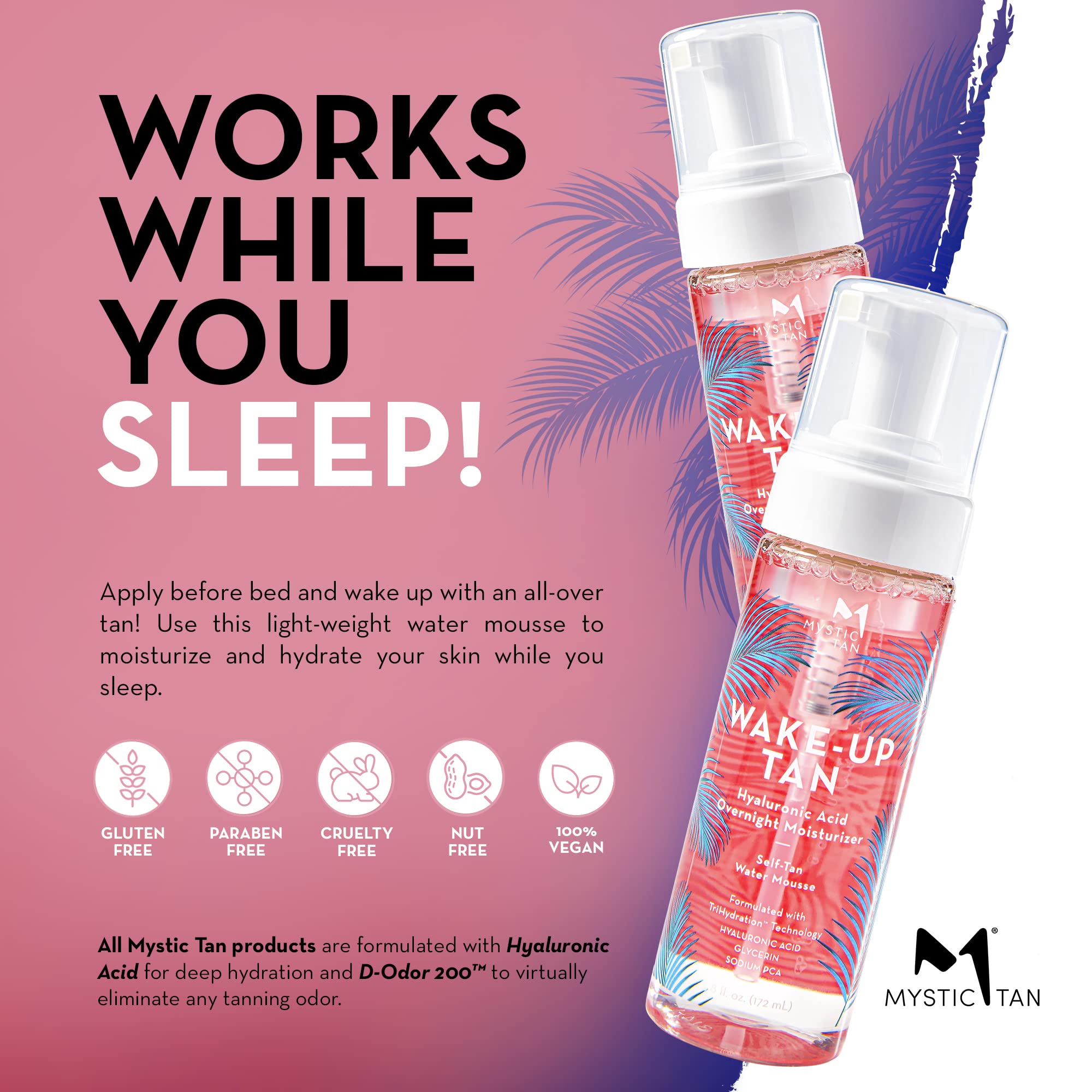 Mystic Tan self-tan water mousse ingredients and benefits