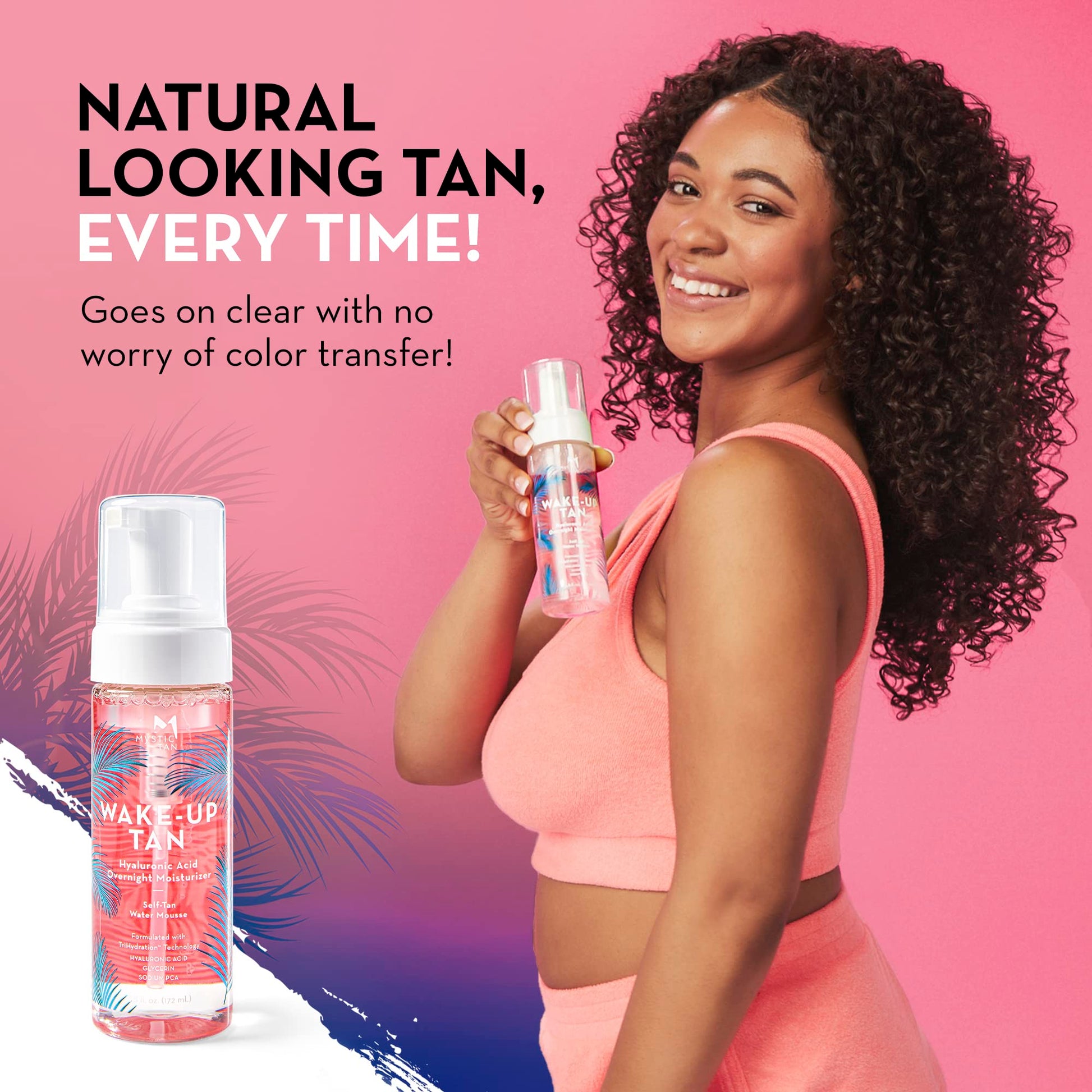 Authentic Mystic Tan skincare bottle for Indian consumers