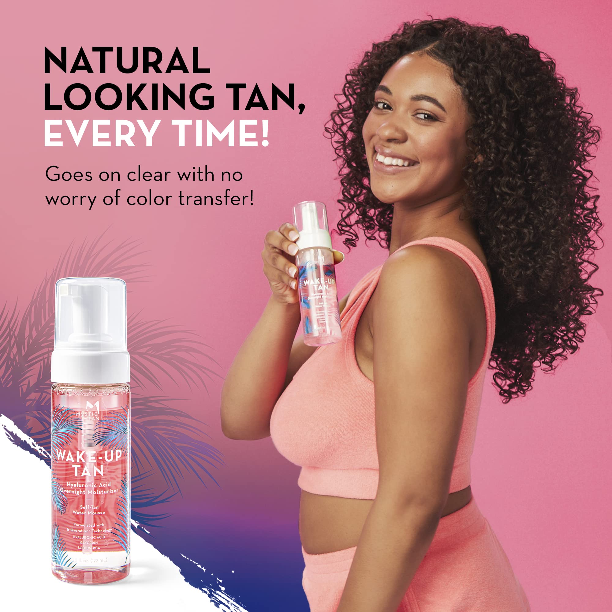 Authentic Mystic Tan skincare bottle for Indian consumers