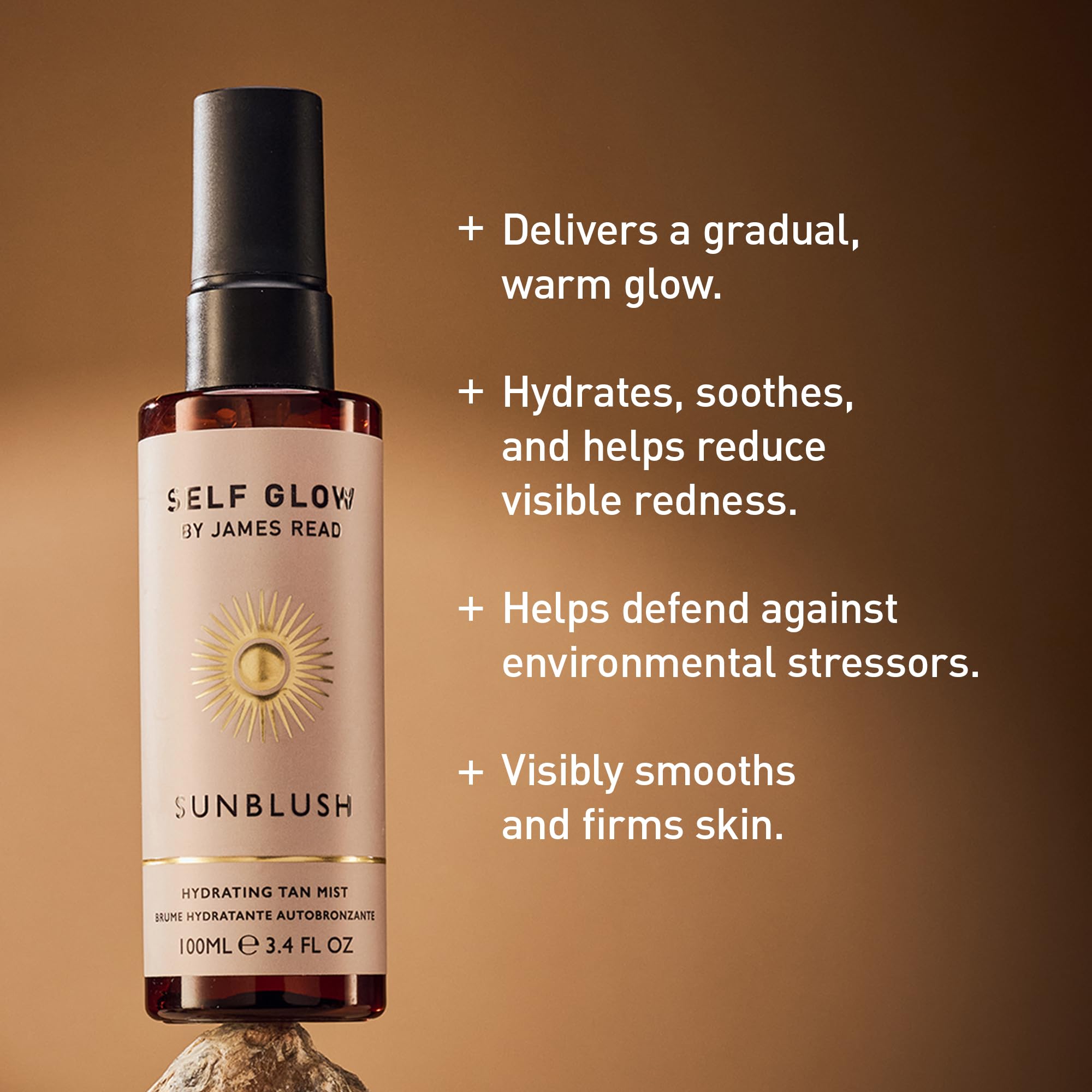Self Glow by James Read Sunblush Hydrating Tan Mist travel size packaging