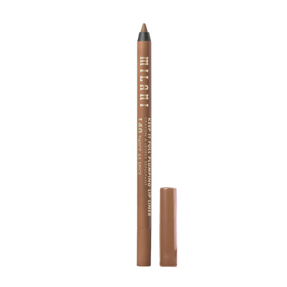 Before and after visual demonstration highlighting the plumping effect of the Chili Extract and Maxi Lip formula.