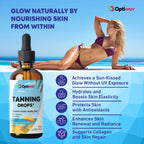 Optiwav Sunless Tanning Drops liquid dropper applicator detail