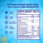 Optiwav Sunless Tanning Drops complete set with bottle and box