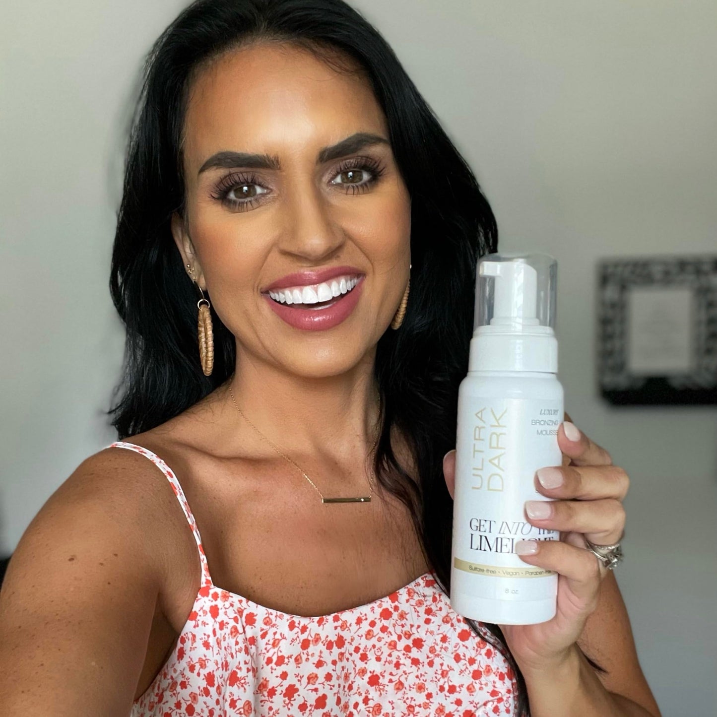 Travel-friendly 8 ounce Get Into The Limelight tanning bottle