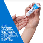 CeraVe Eye Repair Cream lifestyle application under the eye