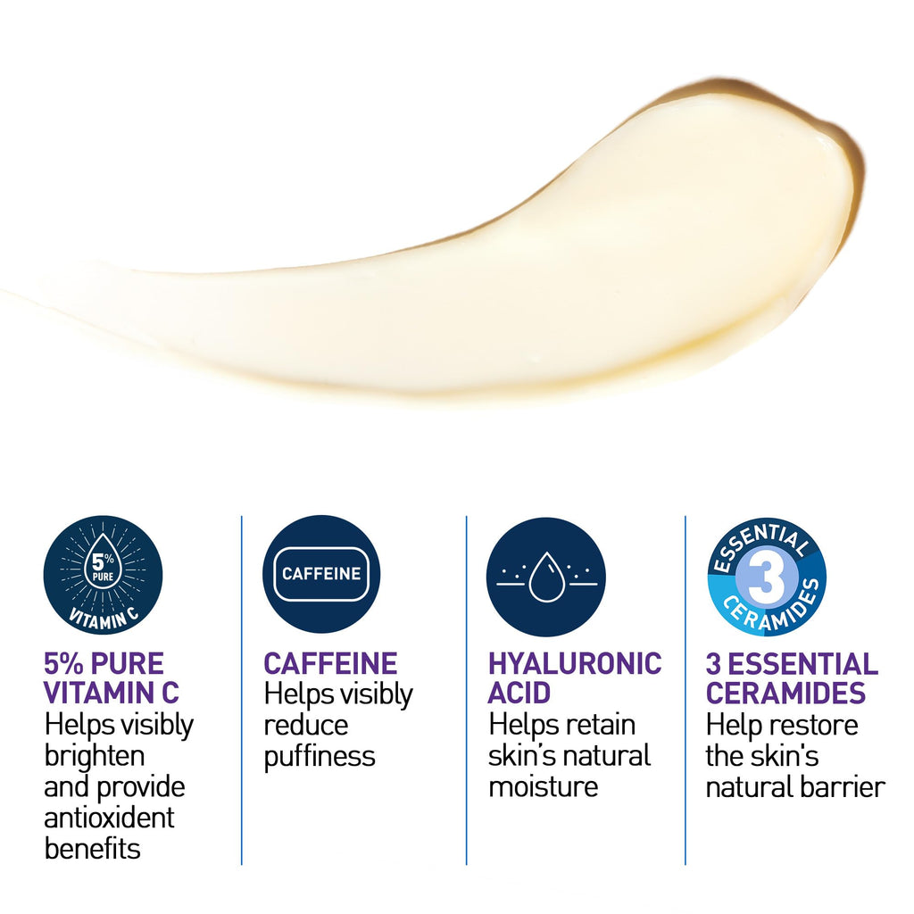CeraVe 15 milliliter vitamin C eye cream side profile