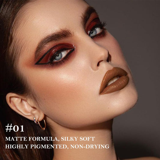 BINGBRUSH dual ended lip crayon in shade 01 Rose Latte showing precision cone tip for lip contouring