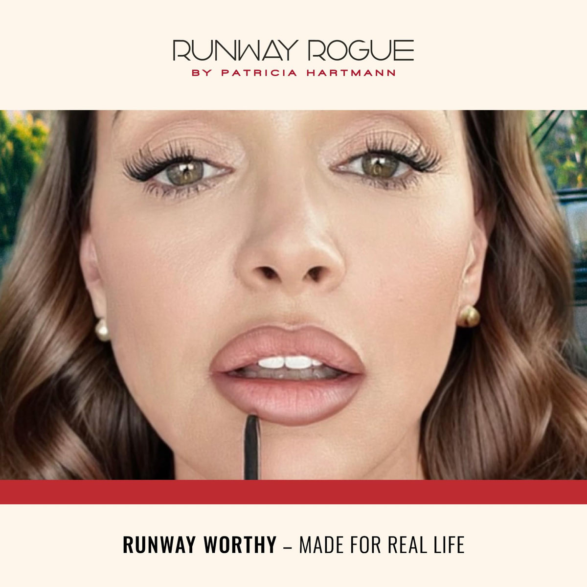 Runway Rogue Designer Lip Pencil back label details