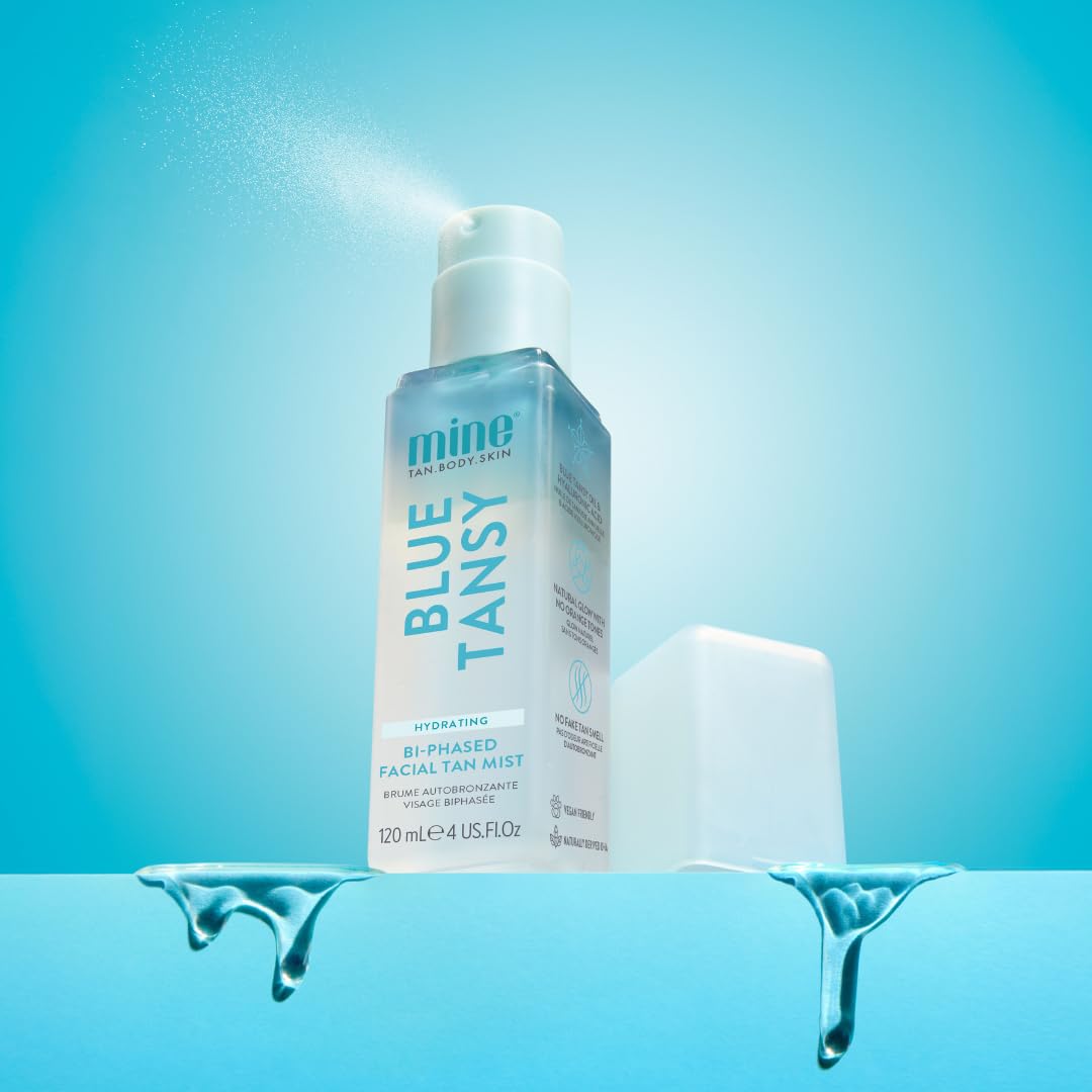 Minetan Rose tan mist for glowing facial skin