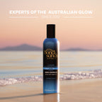 Model showcasing bronzed glow achieved with Bondi Sands express tan