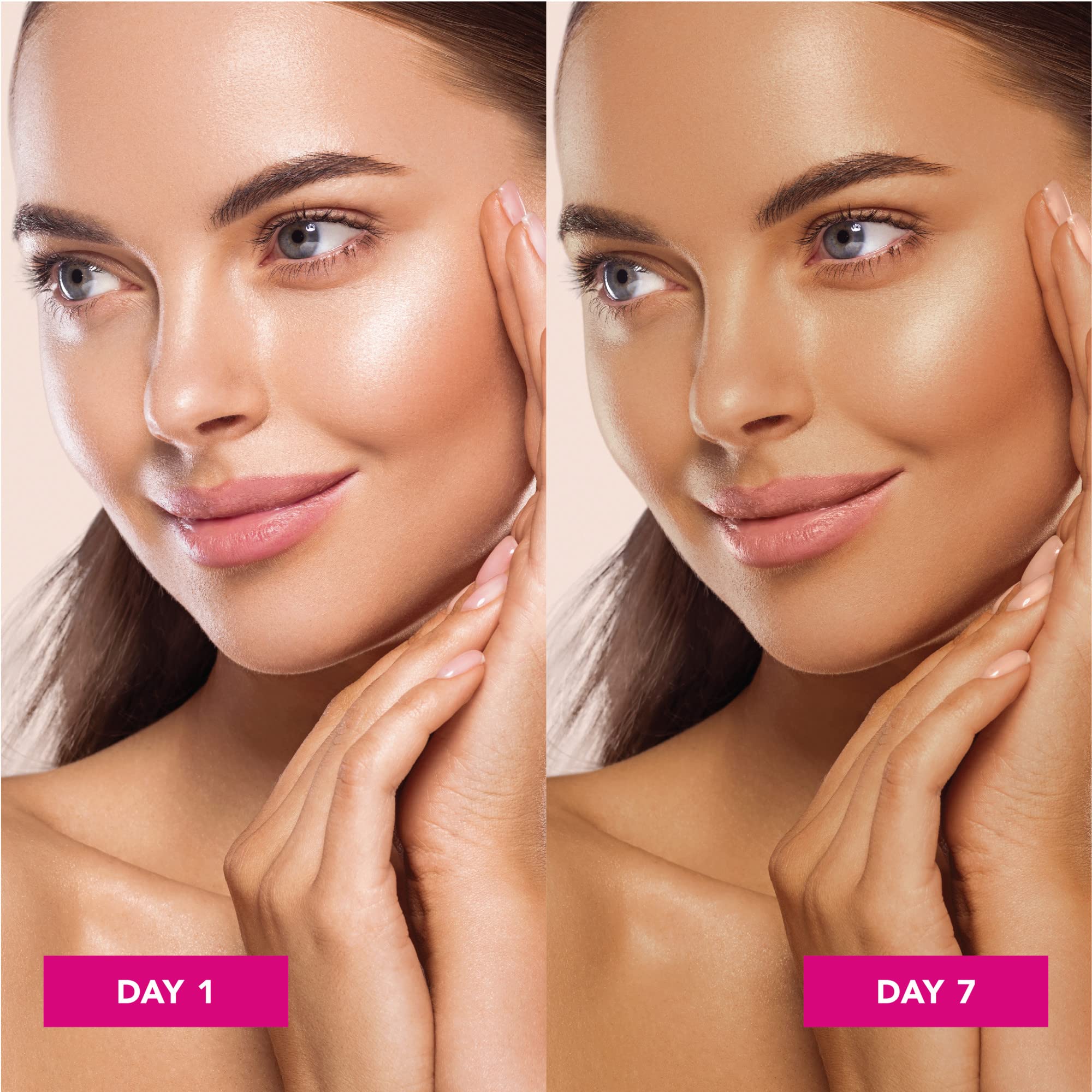 Jergens Natural Glow Face Moisturizer SPF 20 pack of 2 bottles