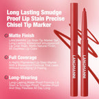 Langmanni sculpting lip liner set packaging design