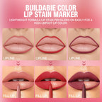 Langmanni highly pigmented lip liner pencil texture