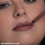 Urban Decay lip liner pencil tip and texture