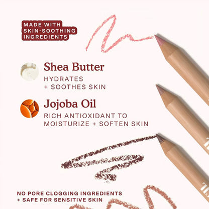 Authentic Beauty Glazed imported makeup set featuring six piece nude pink color gradients