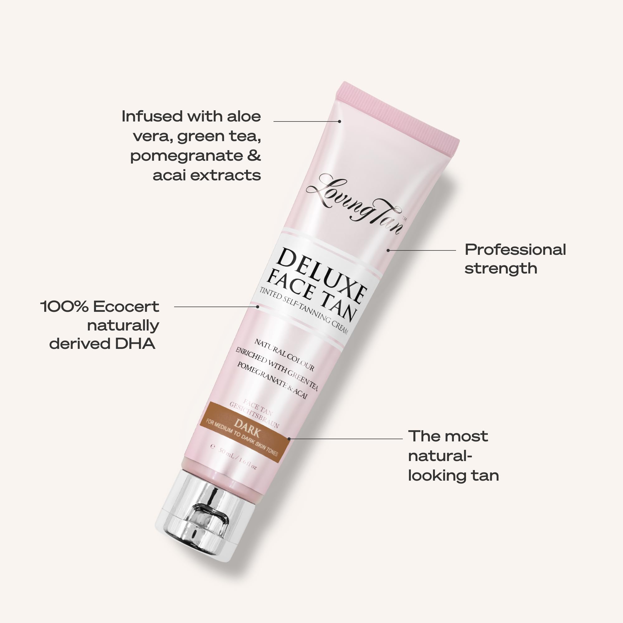 Authentic Loving Tan Deluxe Face Tan dark shade