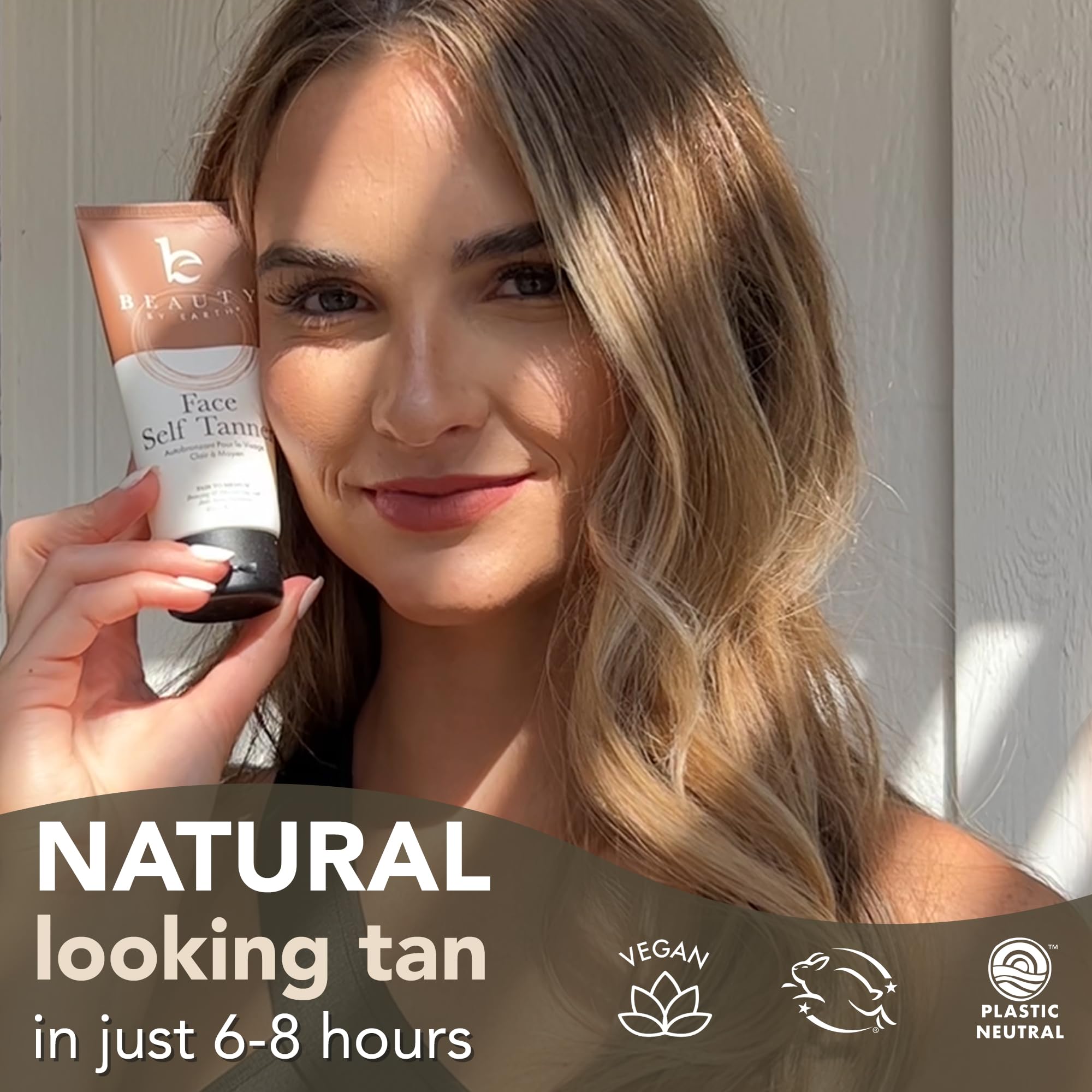 Natural ingredients used in Beauty by Earth tanning lotion