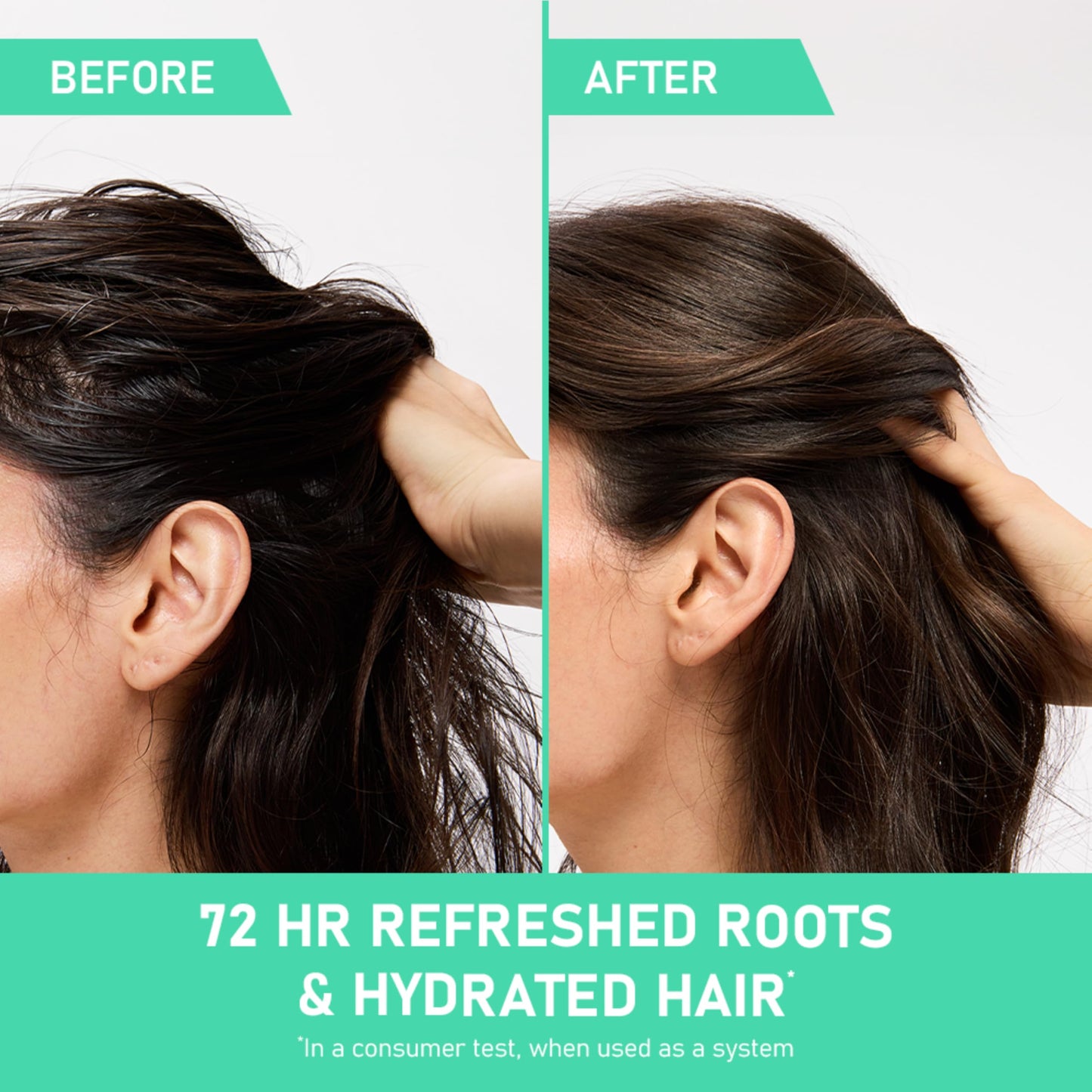 Back label view of CeraVe balancing shampoo highlighting the essential ceramides ingredient list