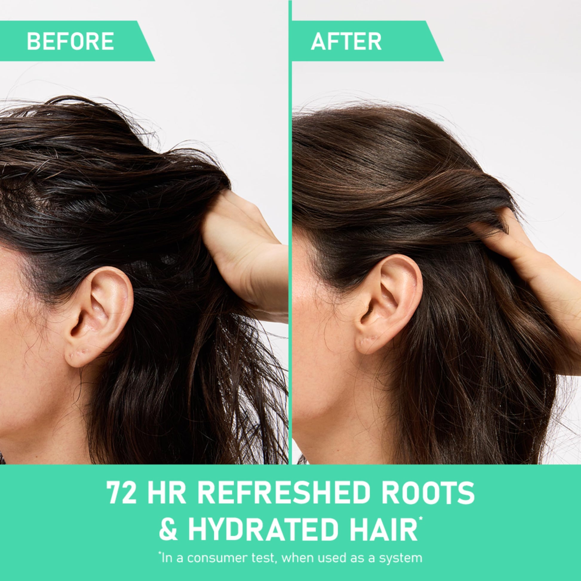 Back label view of CeraVe balancing shampoo highlighting the essential ceramides ingredient list