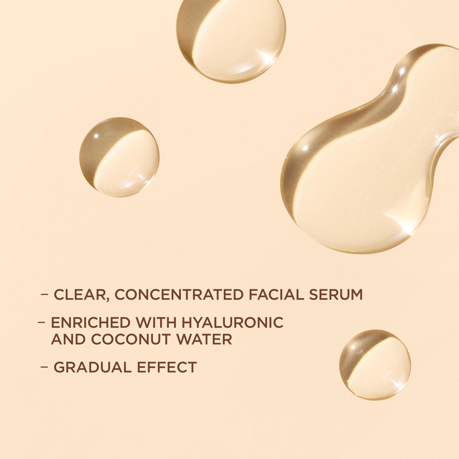 Close up of L'Oreal Paris self tanning drops bottle with hyaluronic acid