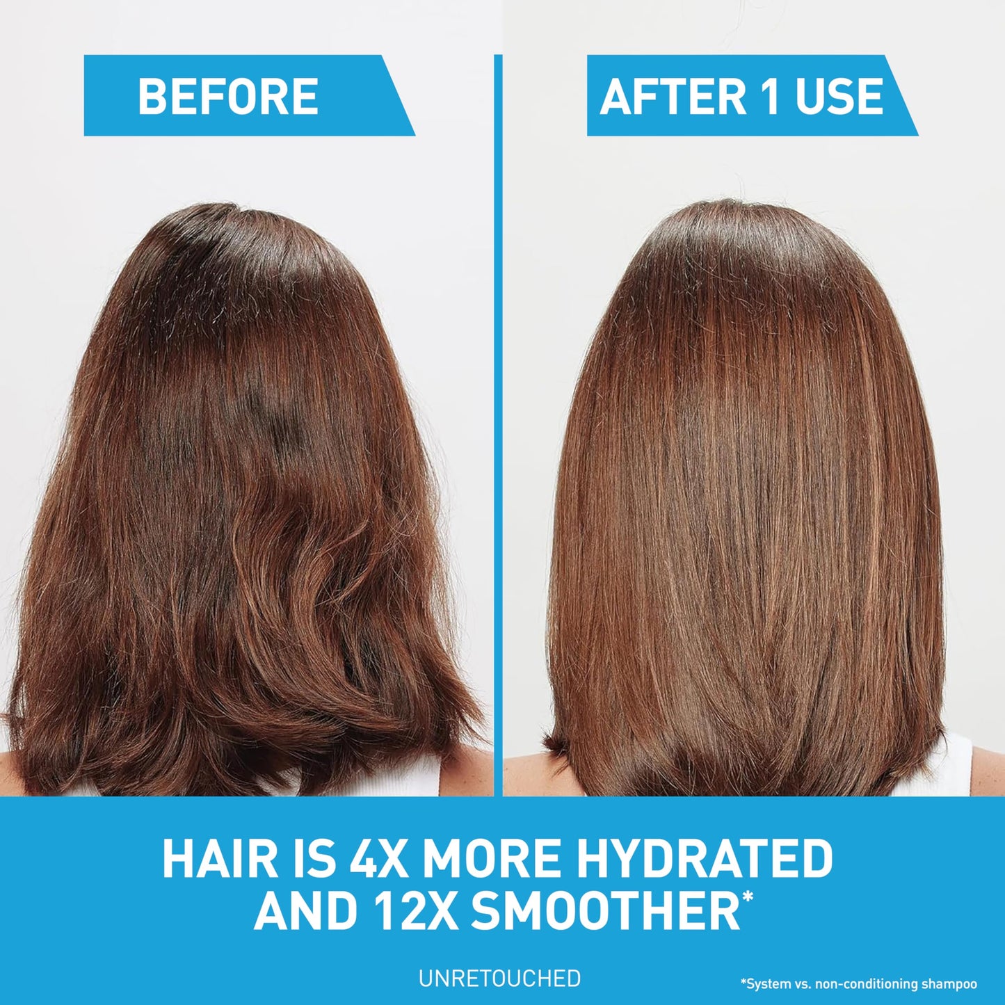 Dermatologist developed sulfate-free dandruff shampoo bottle on a clean white background