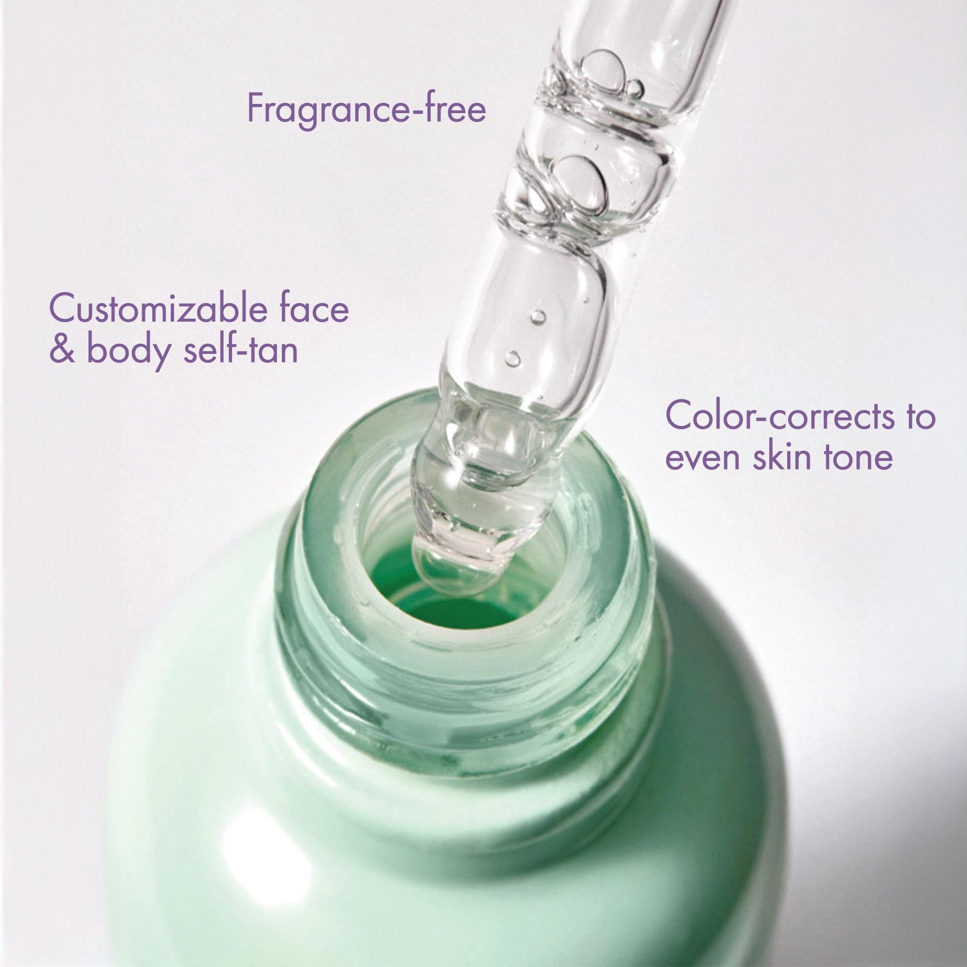 Isle of Paradise skincare tanning drops texture