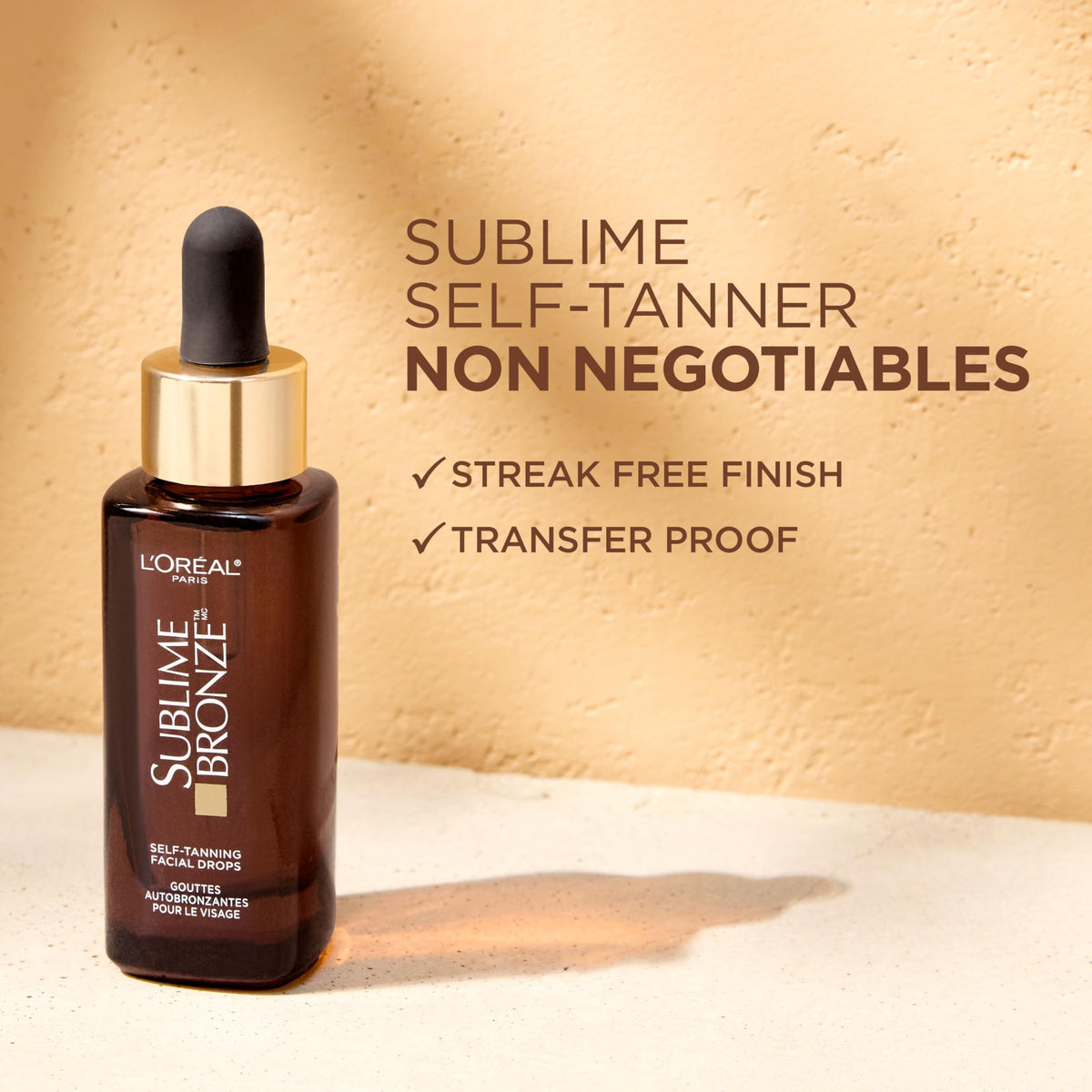 L'Oreal Paris Sublime Bronze Self Tanning Facial Drops complete set view