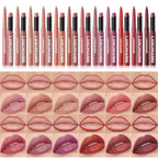 Jolilab rich color set b lip liners and matte lipsticks close up detail
