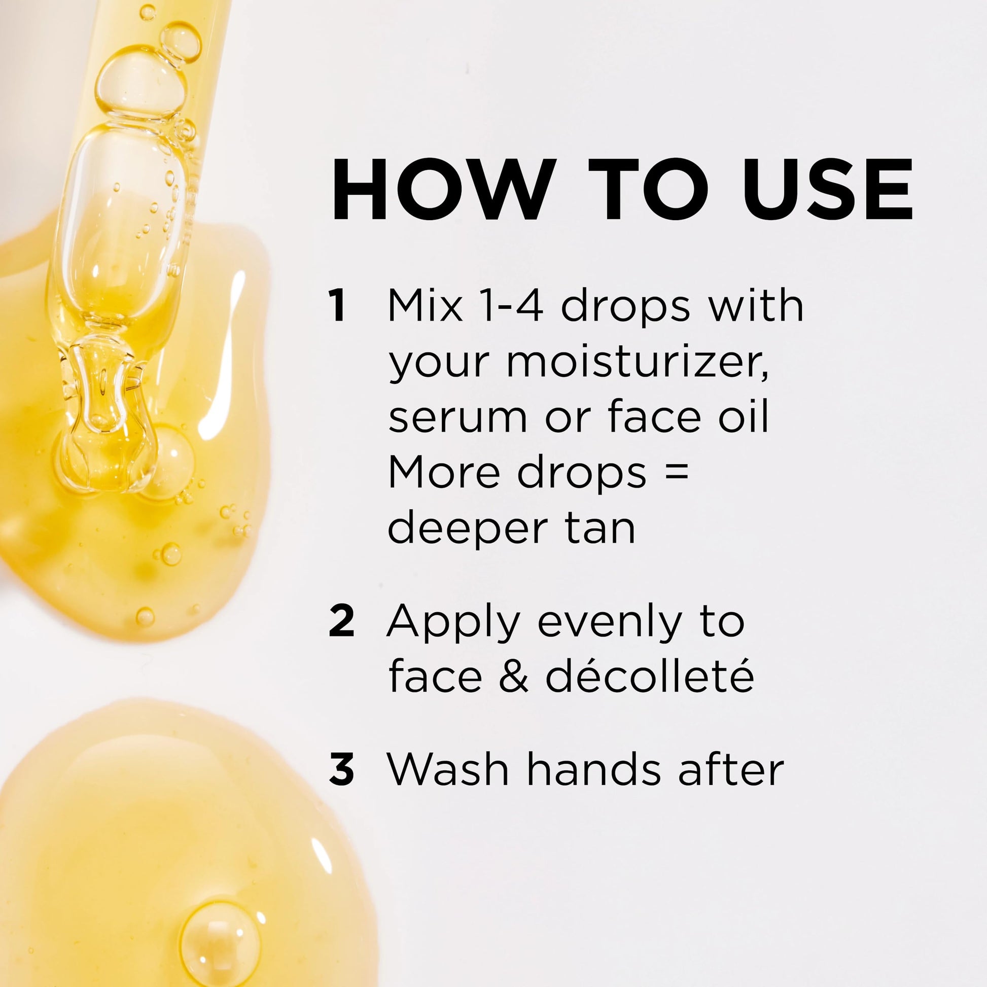 Tan-Luxe skincare application demonstration