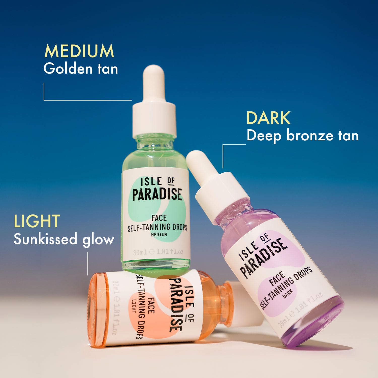 Isle of Paradise Medium drops texture demonstration