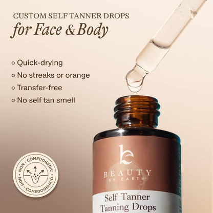 Organic ingredients list for Beauty By Earth tanning serum