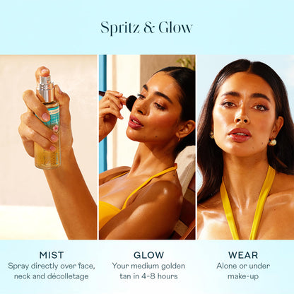 St. Tropez Self Tan Purity Face Mist packaging details