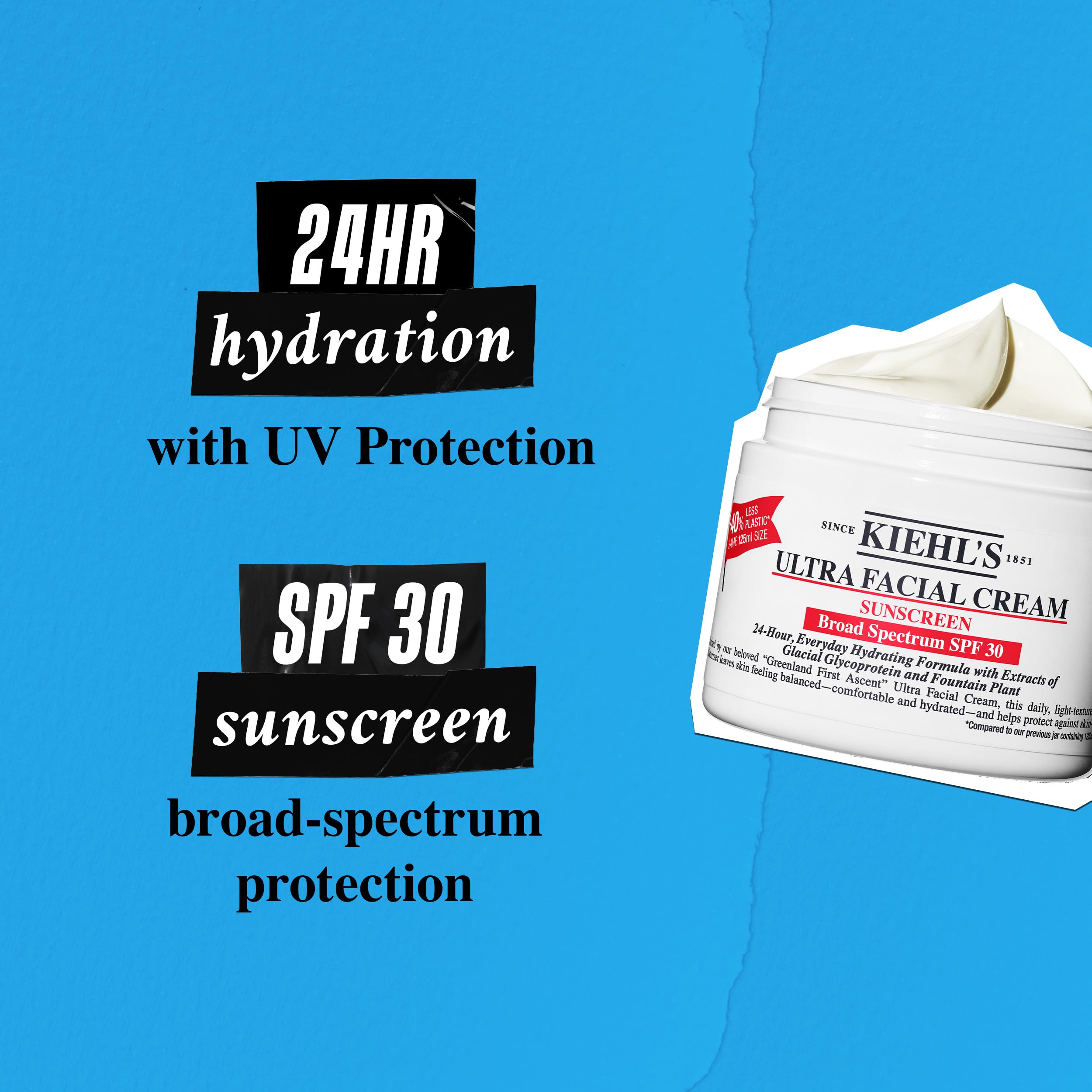 Texture of Kiehl's Ultra Facial Cream moisturizer