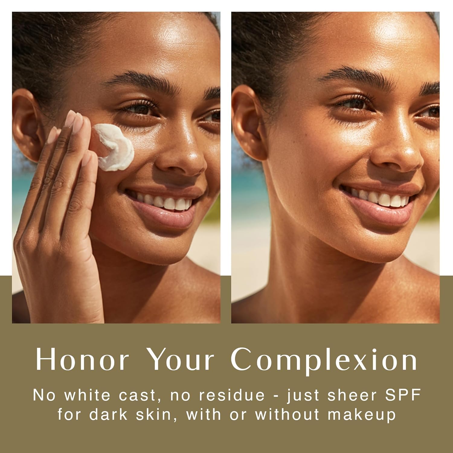 Black Girl Sunscreen moisturizing lotion tubes for melanin-rich skin