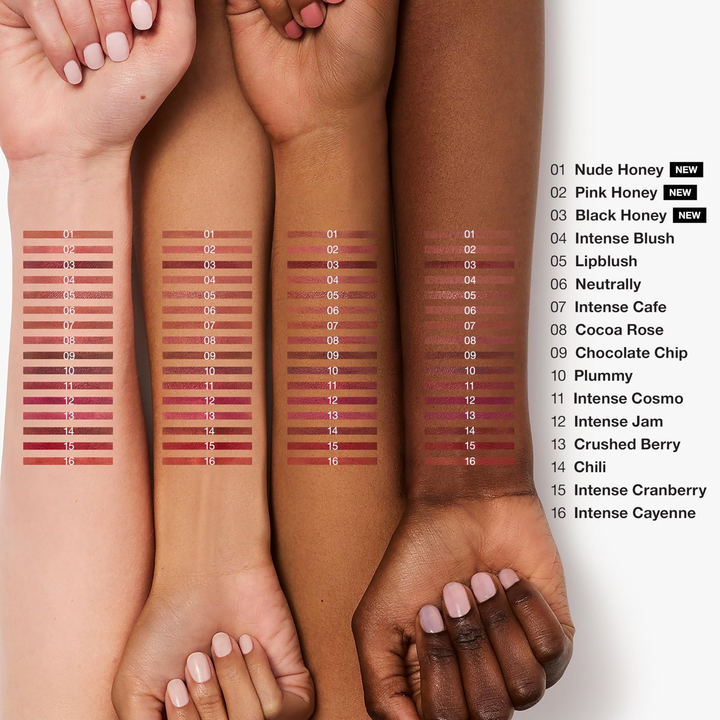 Clinique twist up automatic lip pencil showing the convenient no sharpening required mechanism