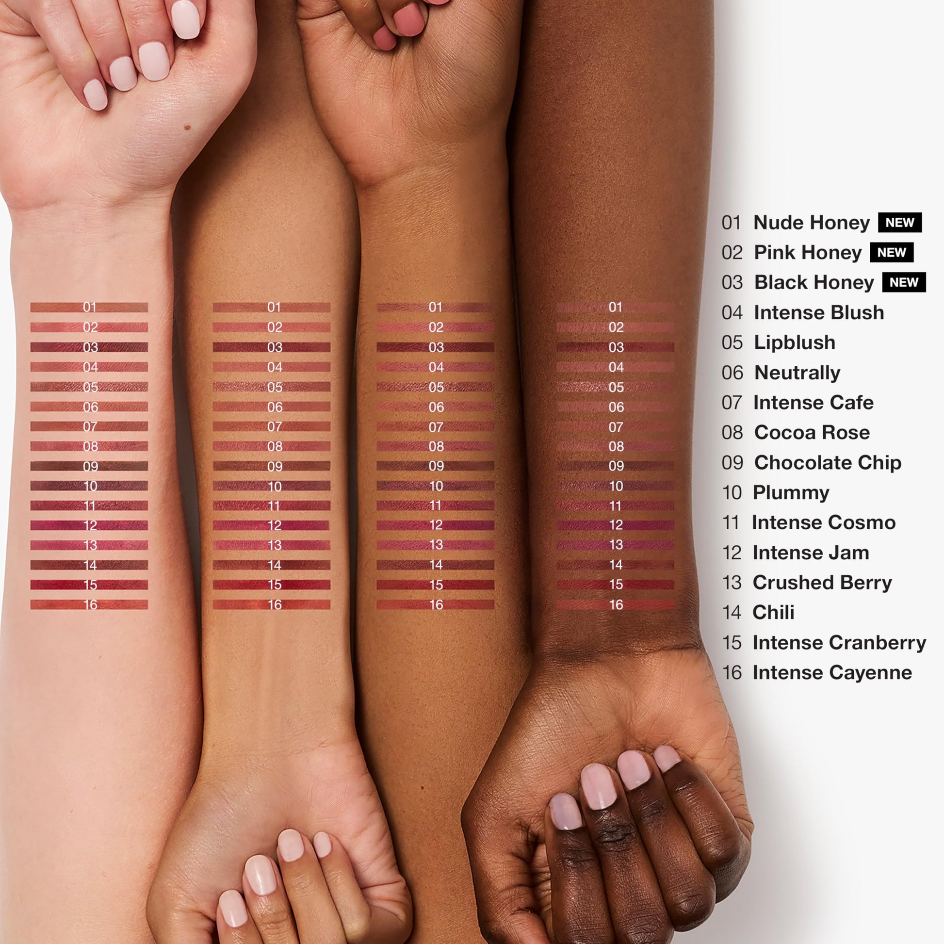 Clinique twist up automatic lip pencil showing the convenient no sharpening required mechanism