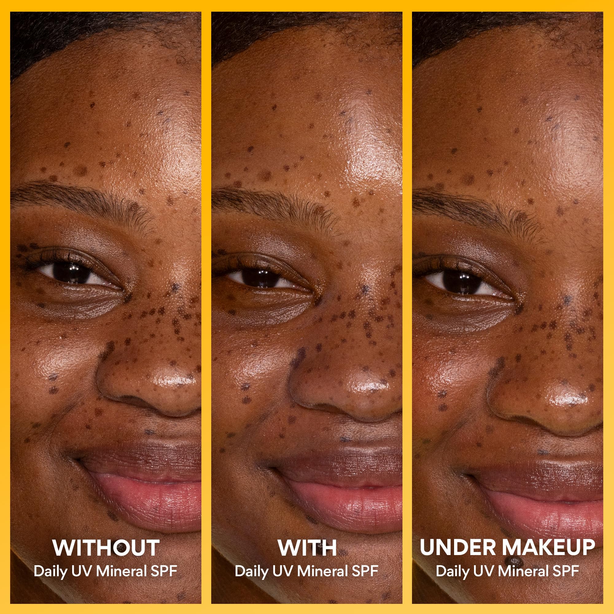 Innisfree sunscreen bottle held in hand