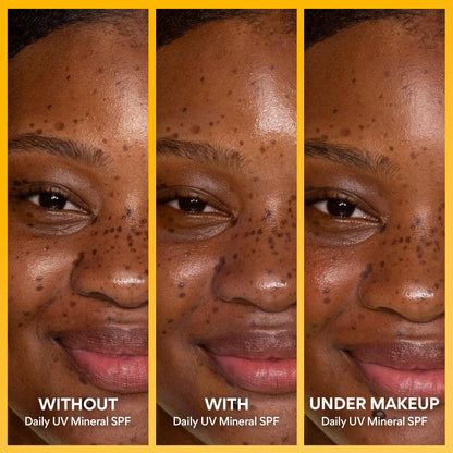 Innisfree sunscreen bottle held in hand