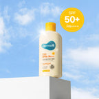 Derma B Everyday Sun Block applied on skin showing no white cast